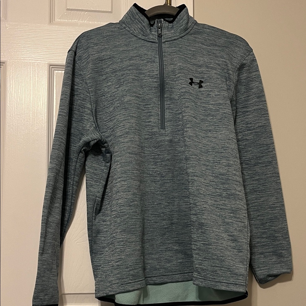 Under Armour Men's Light Blue Quarter-zip Sweatshirt